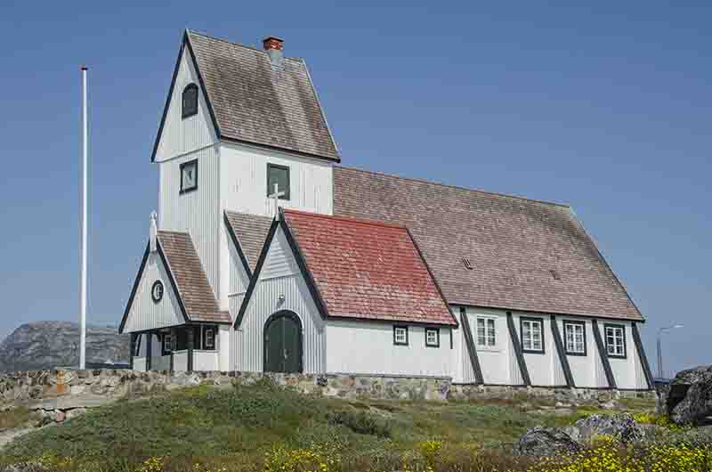 98 - Groenlandia - Nanortalik - iglesia